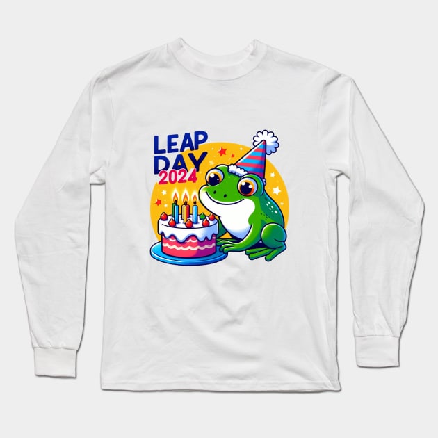 Leap Day Long Sleeve T-Shirt by BukovskyART